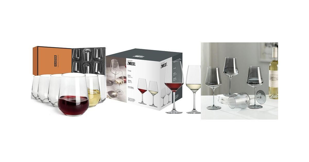 Die besten Weingläser für Rot- und Weißwein