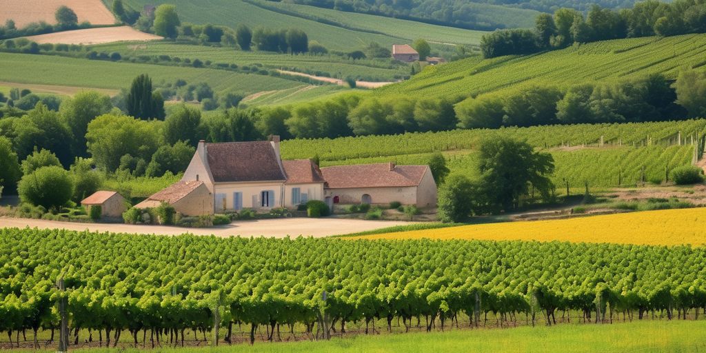 vineyards in Burgundy France